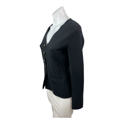 Abercrombie & Fitch Women's Black Long Sleeve Button Up Cardigan Sweater Top XS