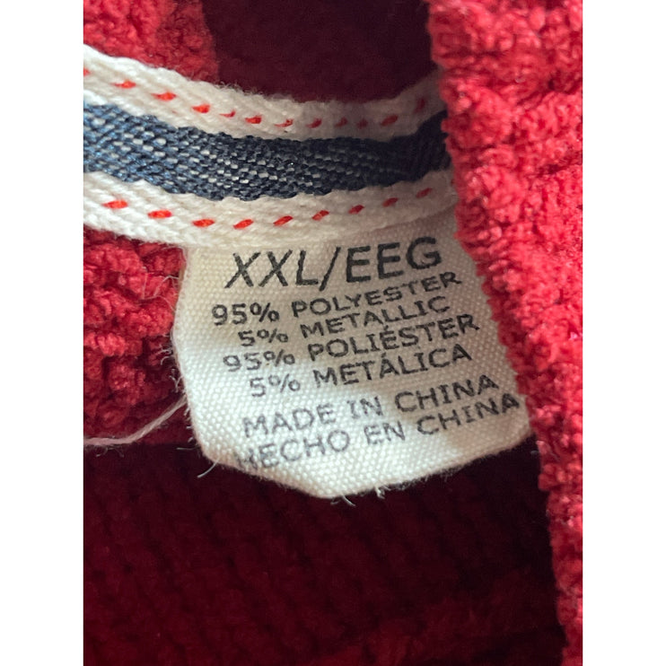 Weatherproof Vintage Women's Red Long Sleeve Mock Neck Knit Sweater Top Size XXL