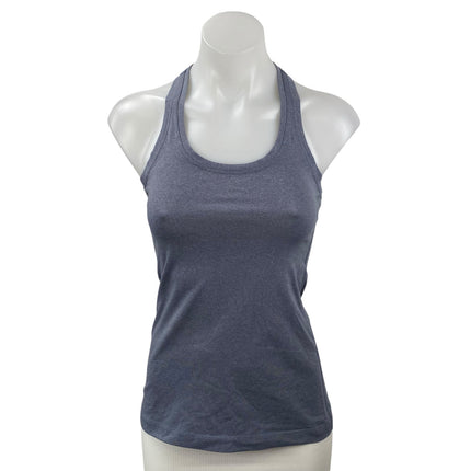 Lululemon Women's Blue Gray Racerback Yoga Workout Athletic Tank Top Size 4