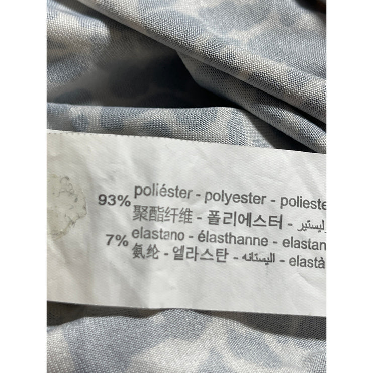 Zara Beige Black Leopard High Neck Animal Print Sleeveless Tank Bodysuit Top M