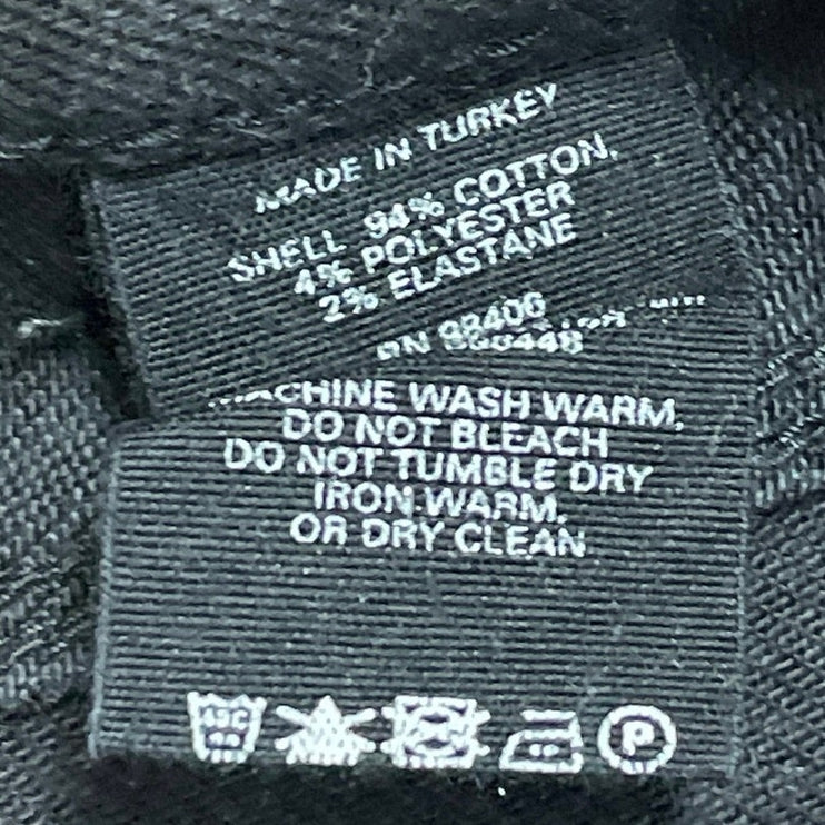 Theory Men's Black Mid Rise Casual Pocket Straight Leg Denim Jeans Size 31