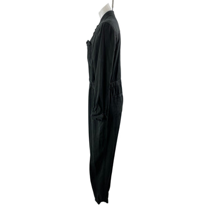 Banana Republic Women's Black Long Sleeve Coverall Utility Jumpsuit Size 14