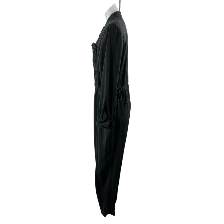 Banana Republic Women's Black Long Sleeve Coverall Utility Jumpsuit Size 14