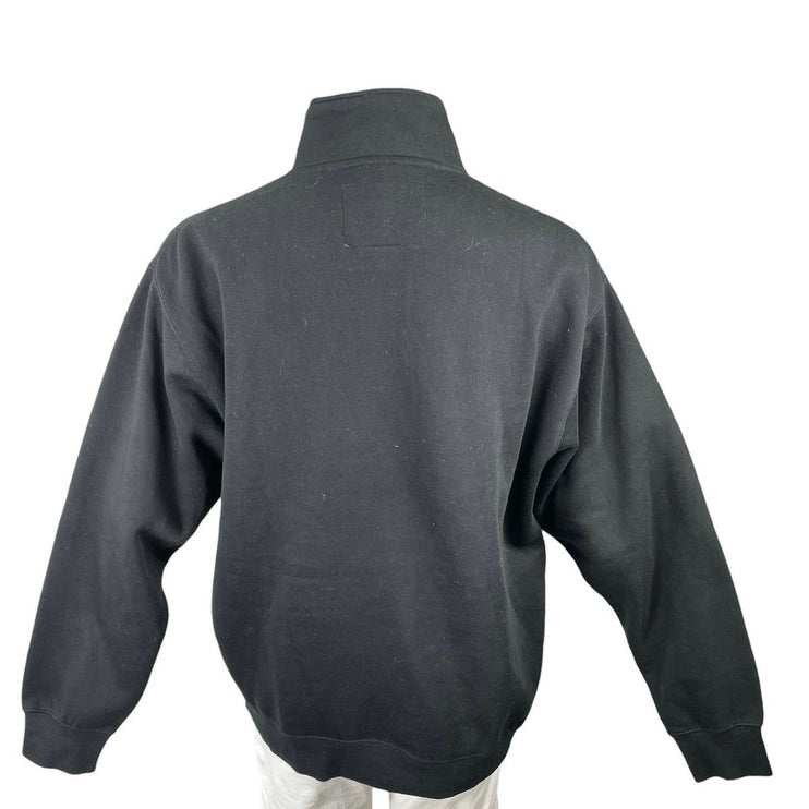 Landway Rockridge Mens Black Logo Mock Neck Long Sleeve Sweater Sweatshirt Top L