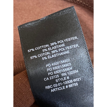 Aritzia Sunday Best Women's Brown Crewneck Short Sleeve T Shirt Tee Top Size S