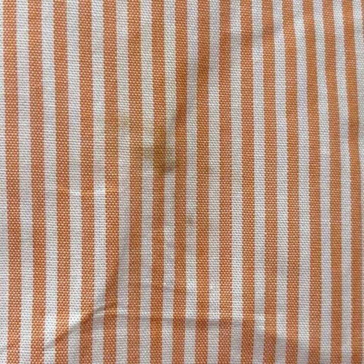 Tory Burch Orange White Striped V Neck Tassel Summer Swim Cover Up Dress Size XS