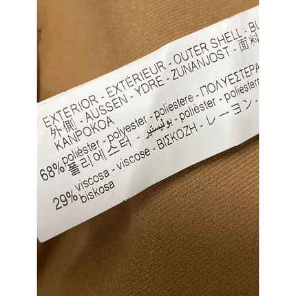 Zara Women's Tan Long Sleeve Peak Lapel Single Button Blazer Coat Jacket Size S