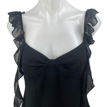 NEW Beginning Joyce Sleeveless Ruffle Sweetheart Coquette A Line Mini Dress Sz 8