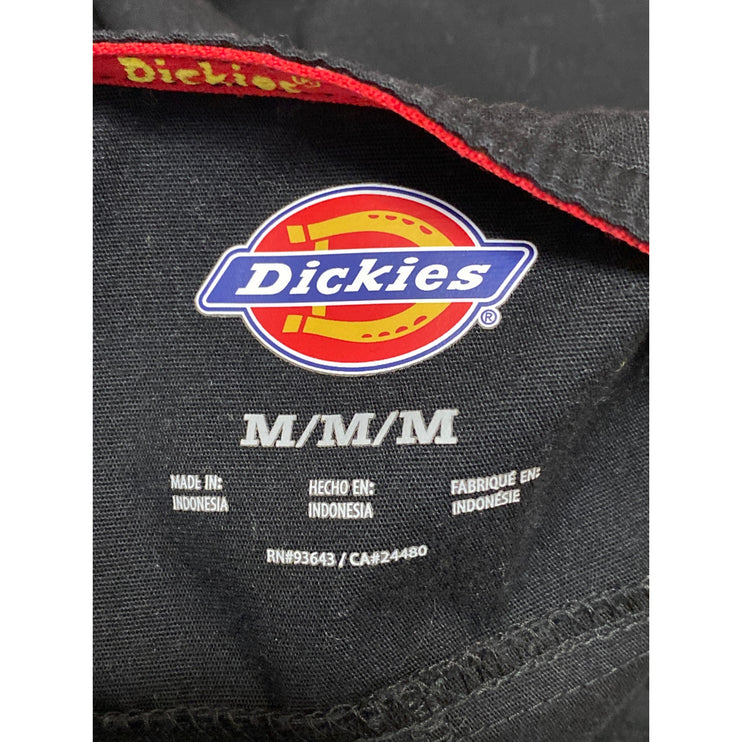 Dickies Men's Black V Neck Short Sleeve Pants Medical Nurse Scrub Set Size M