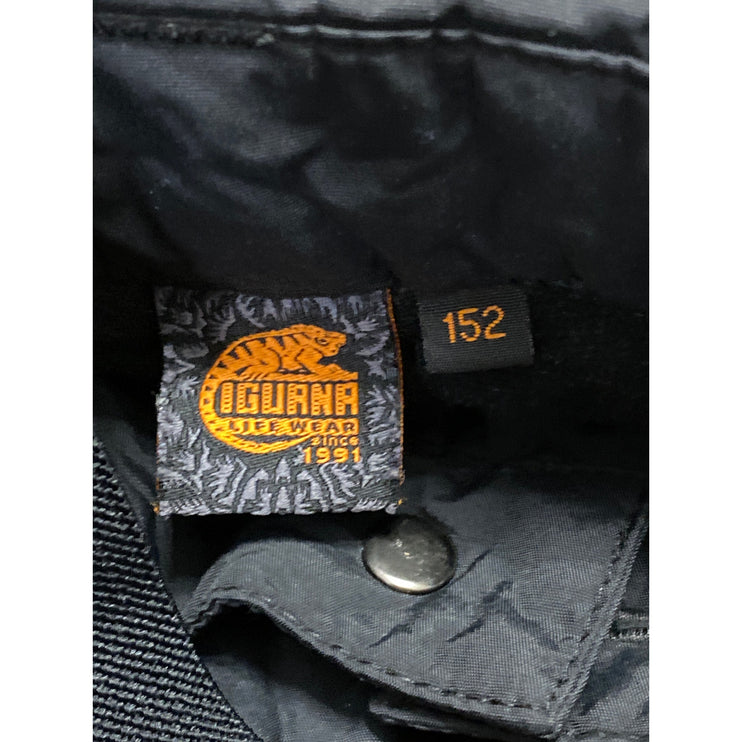 Iguana LifeWear Kid's Black Waterproof Snowboard Ski Bib Overall Jumpsuit Size L