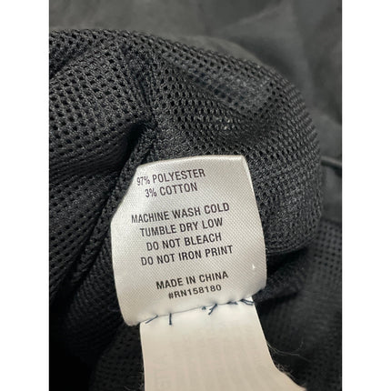 Honor The Gift Brushed Poly Track Black White Long Sleeve Anorak Coat Jacket L