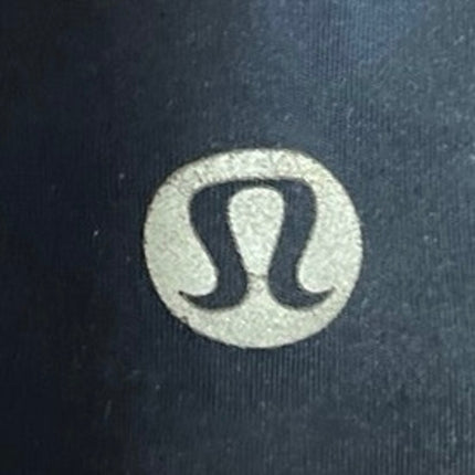 Lululemon Navy Blue Mid Rise Activewear Fitness Gym Ankle Cropped Leggings Sz S