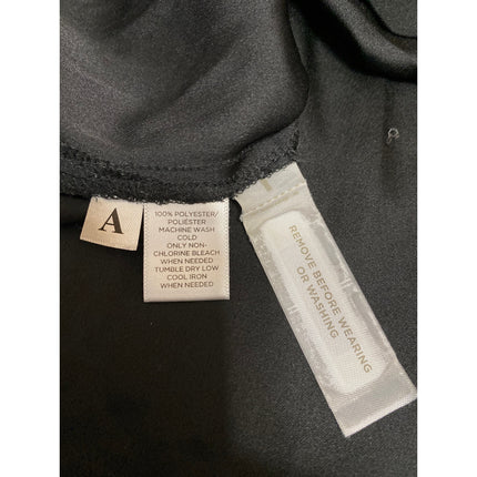 Ann Taylor LOFT Women's Black Off The Shoulder Half Sleeve Blouse Top Size L