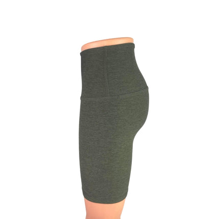 Beyond Yoga Women's Green High Rise Yoga Workout Athletic Biker Shorts Size XXS