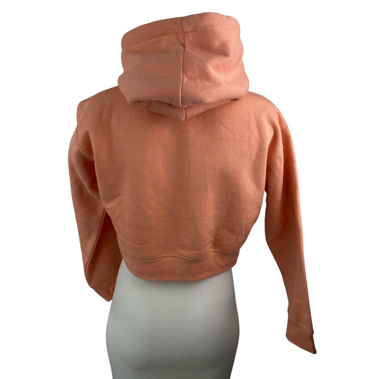 Women's Coral London England Hoodie Hooded Long Sleeve Cropped Sweatshirt S/M