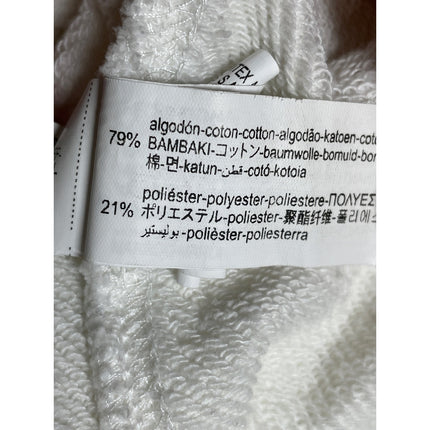 Zara LA Women's Embroidery Patchwork Plush Crop Varsity Sweater Sweatshirt Top S