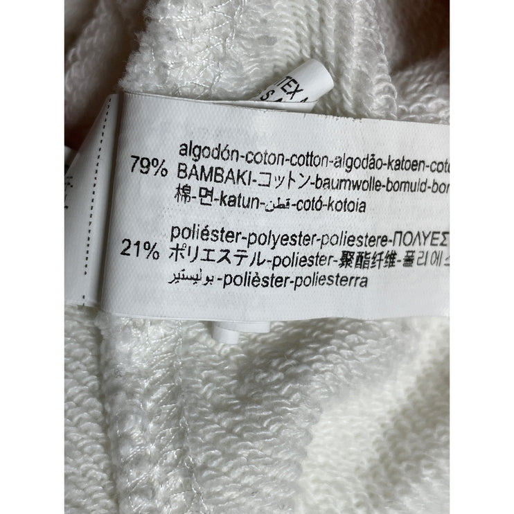 Zara LA Women's Embroidery Patchwork Plush Crop Varsity Sweater Sweatshirt Top S