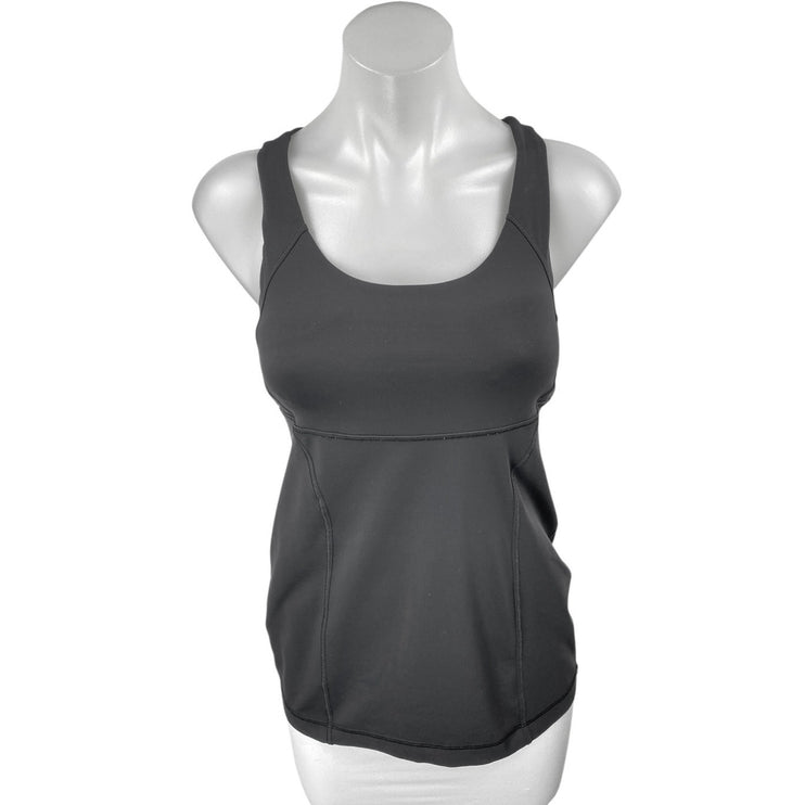 Lululemon Energy Black Sleeveless Cross Back Activewear Fitness Gym Tank Top 4