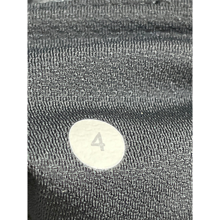 Lululemon Inspire Tight II Gray Mesh Mid Rise Yoga Athletic Leggings Pants Sz 4