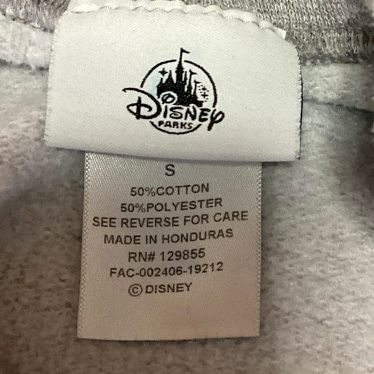 Disney Parks Gray Mickey Mouse Print Long Sleeve Crew Neck Sweatshirt Top Size S