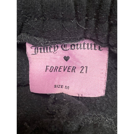 Juicy Couture X Forever 21 Black Graphic Athletic Jogger Trousers Sweat Pants M