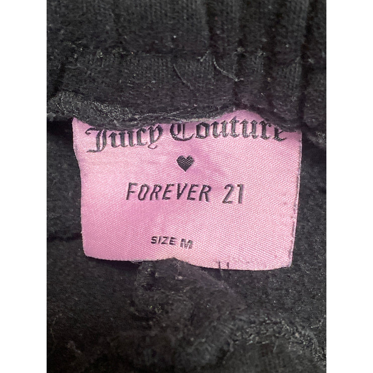 Juicy Couture X Forever 21 Black Graphic Athletic Jogger Trousers Sweat Pants M