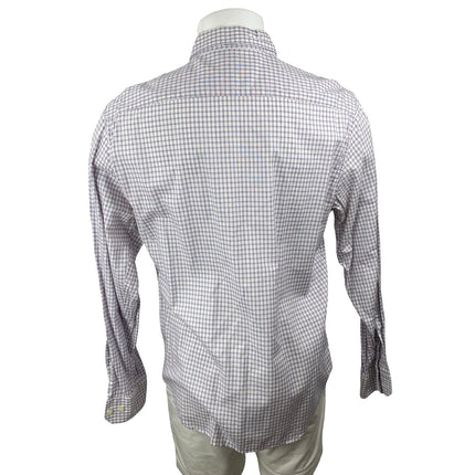 Banana Republic Men's Plaid Check Collared Long Sleeve Button Down Shirt Top L
