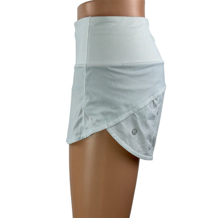 Lululemon Run Women's Black White Elastic Waist Athletic Speed Running Shorts 4