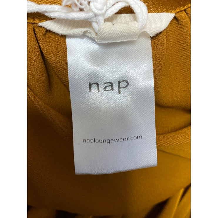 NAP Loungewear Free Flowing Women's Satin Wide Leg Palazzo Trousers Pants Sz XL