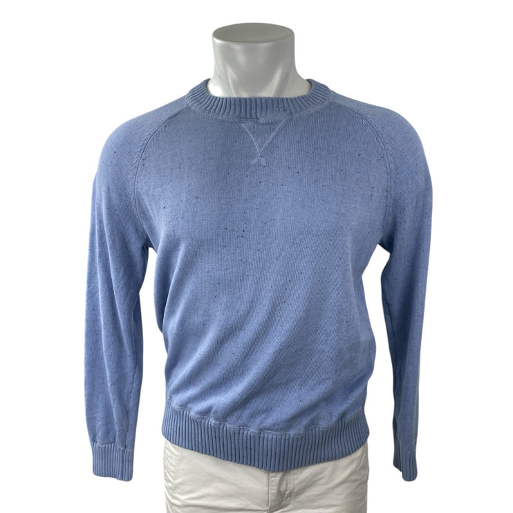 Mossimo Supply Co Men's Blue Crewneck Long Sleeve Sweatshirt Sweater Top Size M