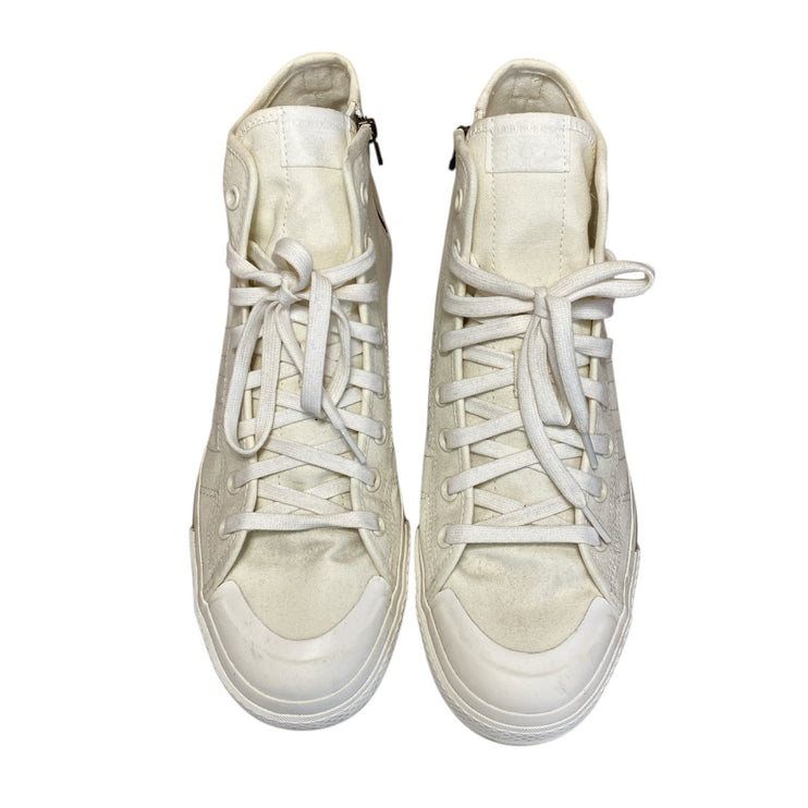 Adidas Nizza HI Human Men's Off White High Top Lace Up Walking Sneakers Size 11