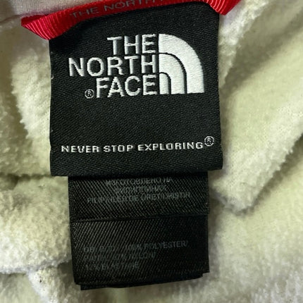 The North Face Polartec Men's White Fleece Long Sleeve 1/4 Zip Sweatshirt Top XL