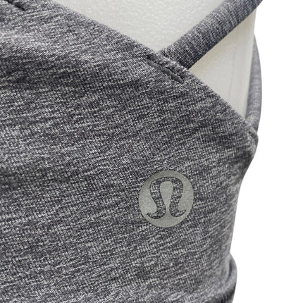 Lululemon Free To Be Serene Gray Sleeveless Strappy Sports Bra Crop Tank Top 6
