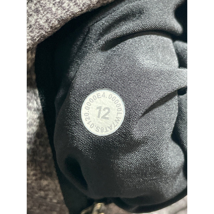 Lululemon Women's Heather Gray Elastic Waist Activewear Running Sweat Shorts 12