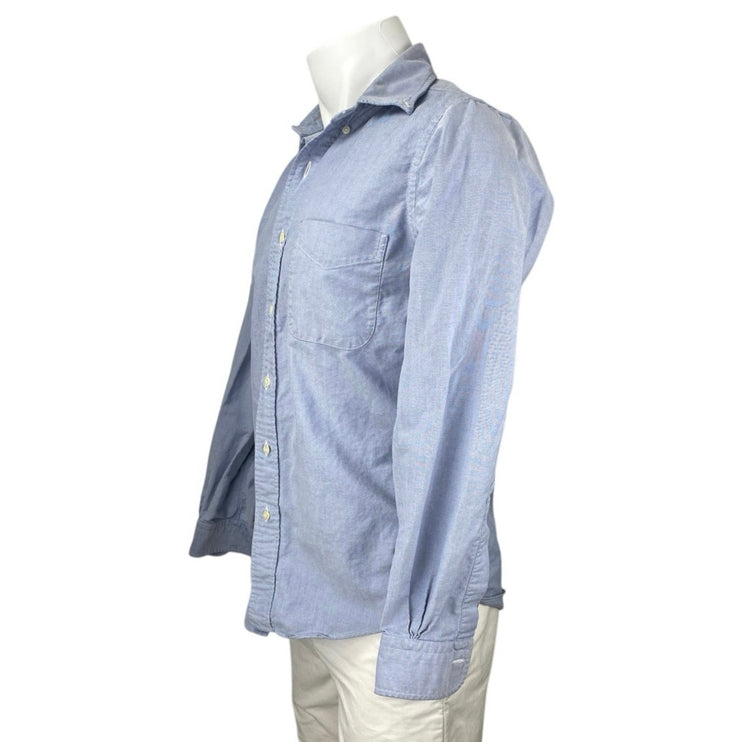 Brooks Brothers Blue Extra Slim Fit Long Sleeve Button Down Shirt Top 15 1/2-34