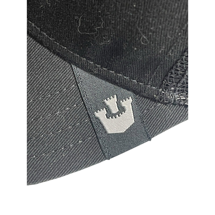 The Farm Goorin Bros Black Mesh Leopard Logo Adjustable Snap Trucker Cap Hat OS
