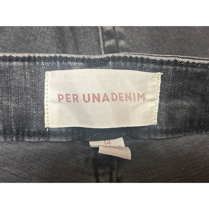 Per Una Denim Women's Black High Waisted Skinny Fit Denim Jeans Pants Size 14