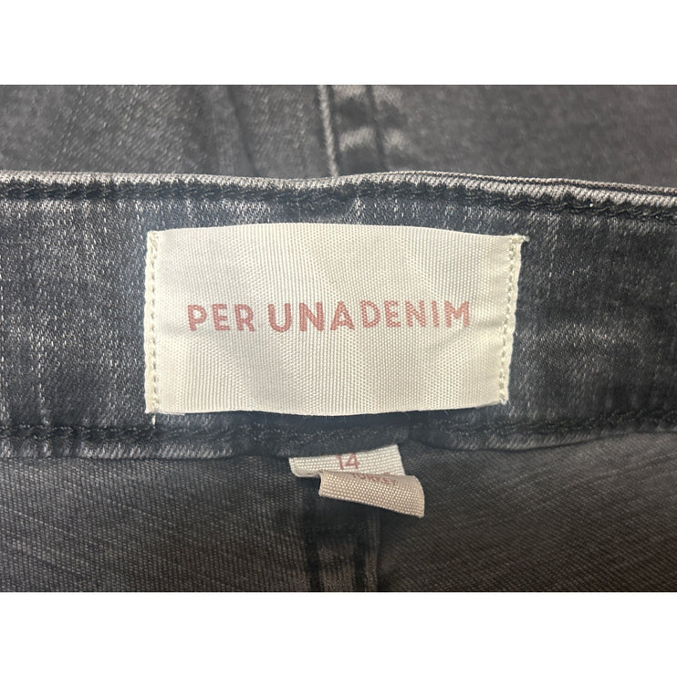 Per Una Denim Women's Black High Waisted Skinny Fit Denim Jeans Pants Size 14