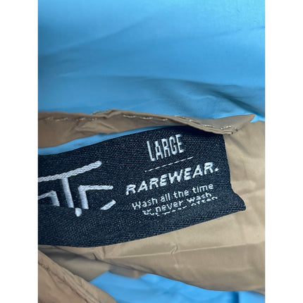 ETC Rarewear Color Block Quilted Long Sleeve Full Zip Puffer Coat Jacket Size L