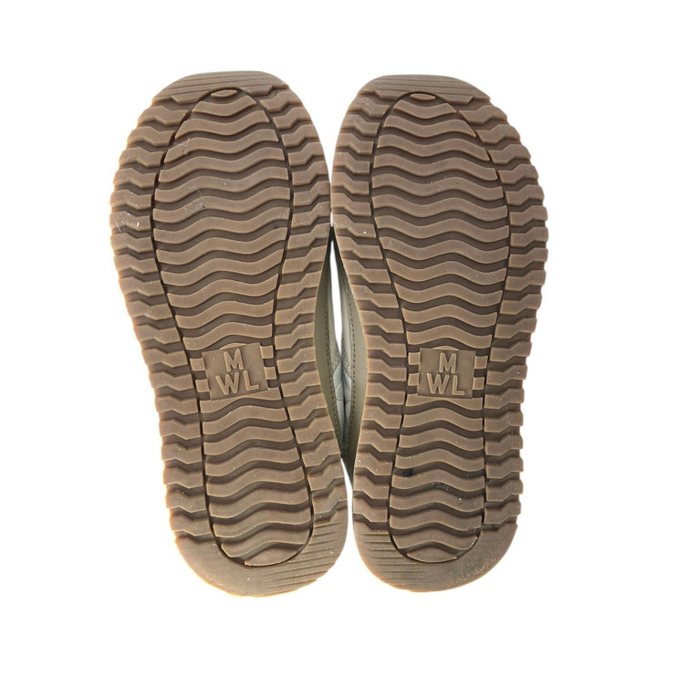 Madewell Kickoff Trainer Beige White Low Top Lace Up Athletic Sneakers Shoes 7M