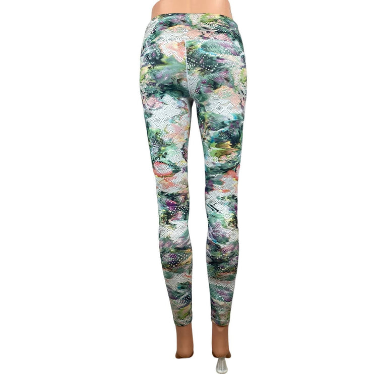 PrAna Womens Athletic Multicolor Pillar Floral Printed Workout Leggings XS