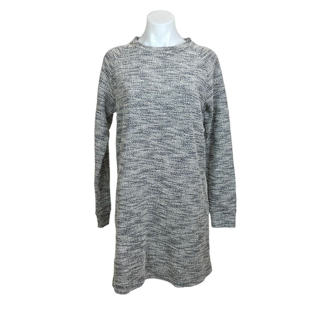 Lou & Grey LOFT Gray Crew Neck Long Sleeve Knit Pull On Sweater Tunic Brie Lou & Grey LOFT Gray Crew Neck Long Sleeve Knit Pull On Sweater Tunic Brie